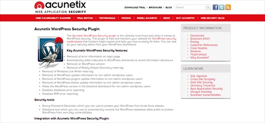 Acunetix WP Security